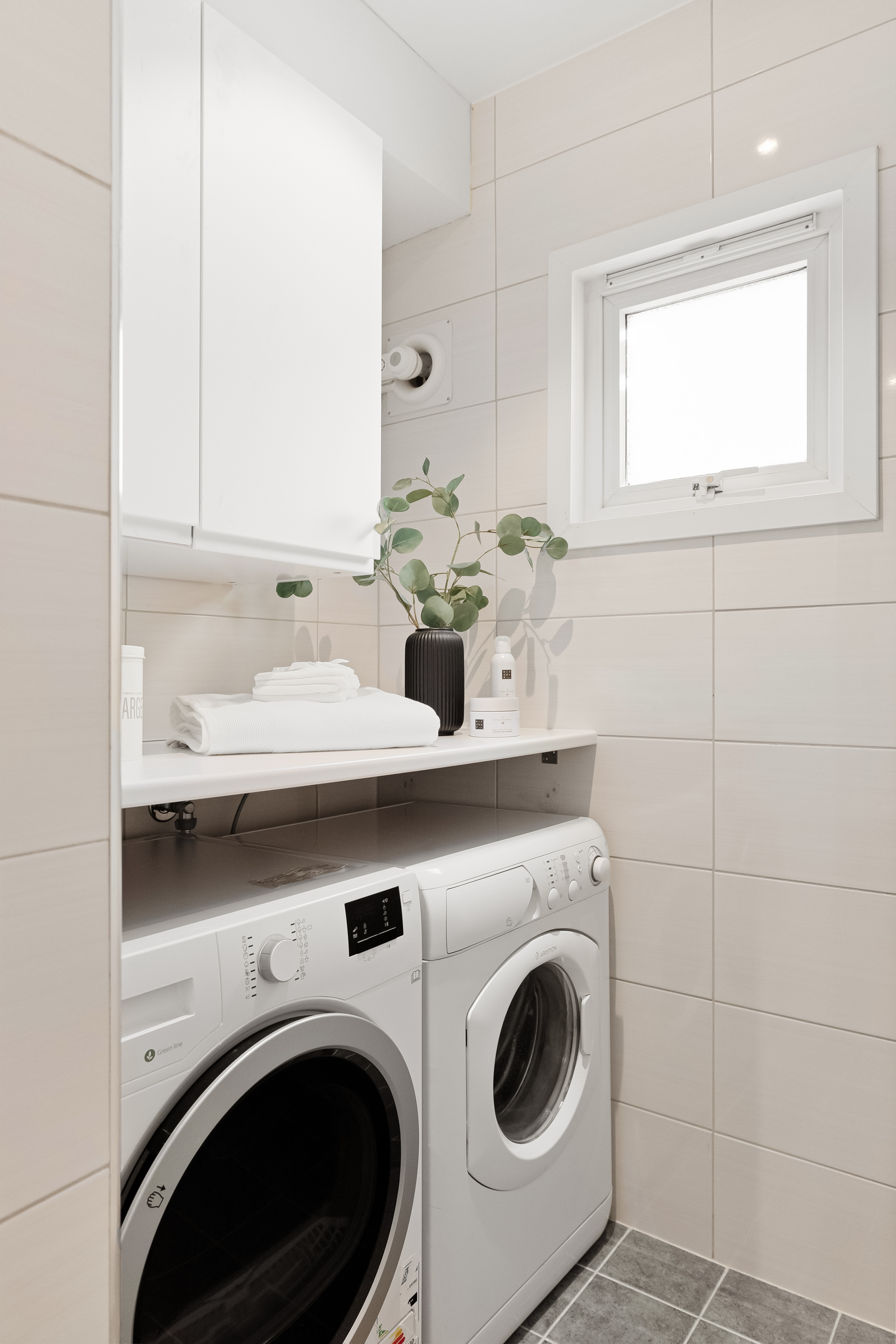 Smart Laundry Room Cabinet